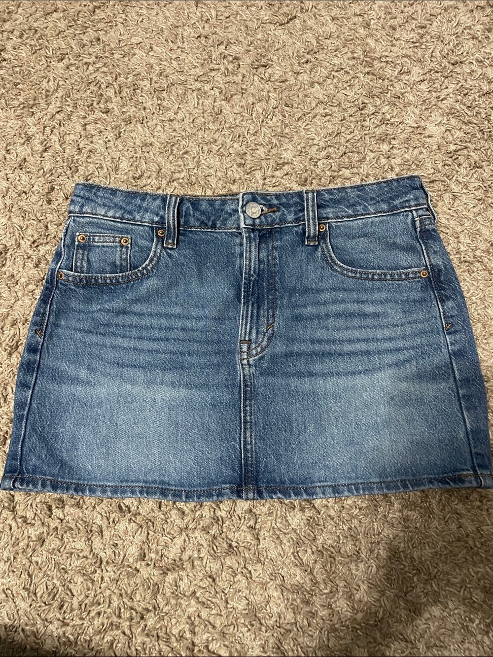 PacSun Blue Denim Mini Skirt